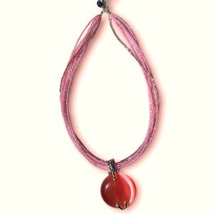 Pink pendent Necklace